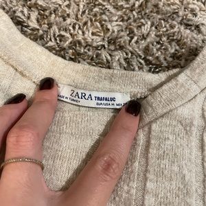 Zara short sleeve sweater top